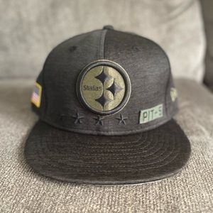 🪖🇺🇸💯 Steelers Salute To Service Hat